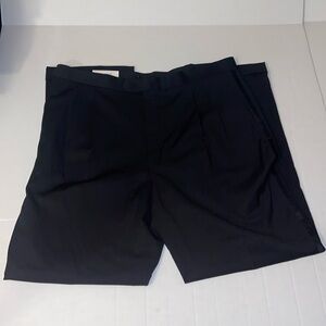 Stafford Gabardine Men’s Size 42 W 34 L Black Dress Pants
